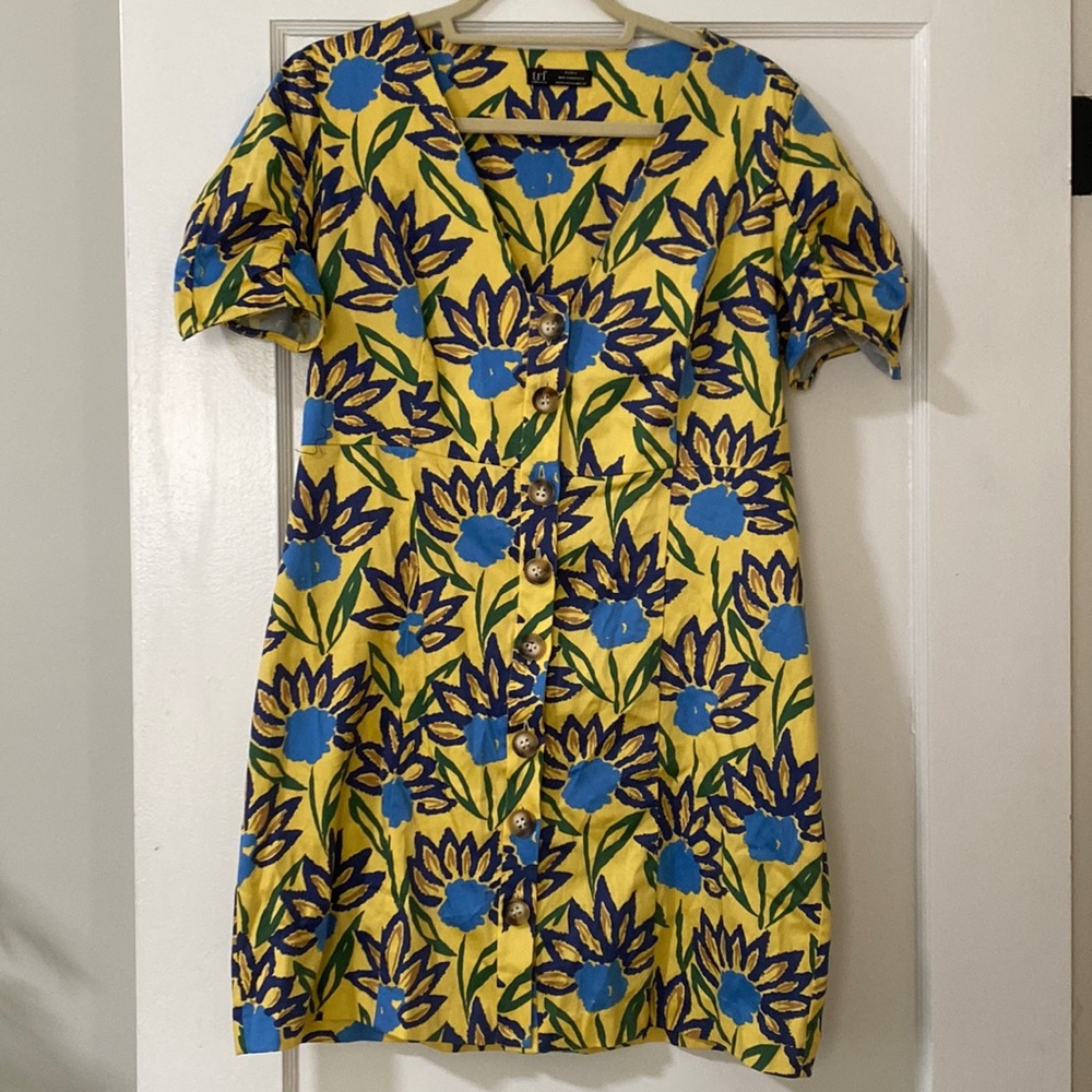 NWOT trf collection x Zara floral mini dress
